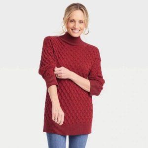 NWT - Women's Turtleneck Sweater, Knox Rose